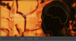 Desktop Screenshot of jamiehanson.org