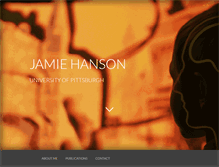 Tablet Screenshot of jamiehanson.org